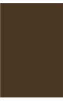Journal Dark Coffee Color Simple Plain Dark Coffee