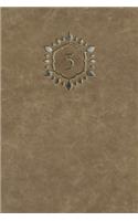 Monogram "5" Any Day Planner Notebook: (31 Monogram Raw 150 Planner)