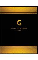 Financial Planner Log (Logbook, Journal - 125 pages, 8.5 x 11 inches)