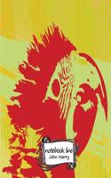 Journal Notebook Diary: Line Parrot Pop Art No.1: Notebook Journal Diary, 120 Lined Pages, 8 X 10