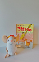 Yoga at the Zoo Book & Little Mouse Plush Set - Fun Interactive Story with Adorable Character Companion