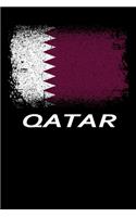 Qatar Flag Notebook: Journal, Notebook & Composition book - Large (6 x 9 inshes) - 120 Pages -