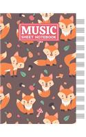 Music Sheet Notebook