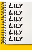 Name Lily A beautiful personalized