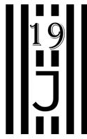 19 J Notebook: Journal Bianconeri Football Playbook Soccer Ball, la grande Juventus football coaching legend calcio italiano Cr7 110 pages (6" x 9"): la grande Juv