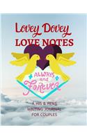 Lovey Dovey Lovenotes - Always and Forever: A His & Hers Writing Journal for Couples