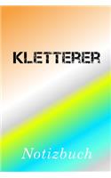 Kletterer Notizbuch