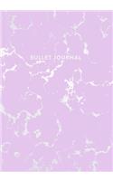Bullet Journal: Beautiful Pink Marble and Rose Gold - 7 x 10 - 100 pages - Dot Grid Bullet Journal Notebook, Gift for Women and Teen Girls ( Cute Notebook for Girls