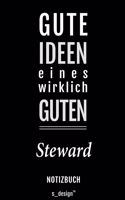 Notizbuch für Stewards / Steward / Flugbegleiter / Flugbegleiterin: Originelle Geschenk-Idee [120 Seiten liniertes blanko Papier]