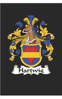 Hartwig: Hartwig Coat of Arms and Family Crest Notebook Journal (6 x 9 - 100 pages)