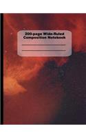 200-Page Wide-Ruled Composition Notebook