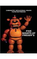 Five Nights at Freddy's Chemistry Hexagonal Graph Paper Notebook