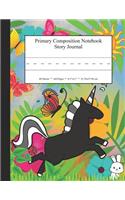 Primary Composition Notebook Story Journal: Educational Writing and Drawing Handwriting Activity Workbook