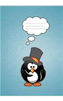Composition Notebook: Birthday gift penguin notebook journal for boy for girl