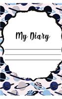 My Diary: Journal - Notebook - Diary - Planner - With a Stunning Glossy Planets Designer Cover - 100 Ruled Pages - 6x9 Inches