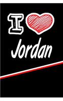 Jordan: I Love Name Writing Journal