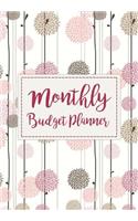 Monthly Budget Planner: Expense Finance Budget By A Year Monthly Weekly & Daily Bill Budgeting Planner And Organizer Tracker Workbook Journal Happy Floral Design