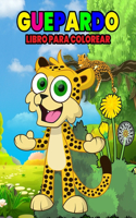 Guepardo Libro para Colorear: Maravilloso libro de guepardos para niños, chicos y chicas, libro para colorear de leopardo ideal para niños y jóvenes a los que les gusta jugar y d