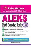 ALEKS Math Exercise Book: Student Workbook and Two Realistic ALEKS Math Tests
