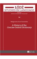 A History of the «Concise Oxford Dictionary»