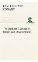 Number Concept Its Origin and Development