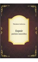 Espoir poésies nouvelles