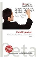 Field Equation: (English)
