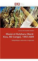 Masisi Et Rutshuru [nord-Kivu, Rd Congo], 1993-2009: (Omn.Univ.Europ.)