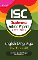Isc  Chapterwise Solved Papers English Language Paper 1 Class 12 for 2
