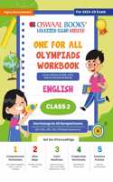 Oswaal One For All Olympiad Workbook Class 2 English for 2024-25 Exam