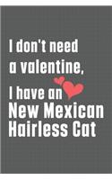 I don't need a valentine, I have a New Mexican Hairless Cat: For New Mexican Hairless Cat Fans