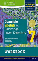 Complete English for Cambridge Secondary 1 Student Workbook 7