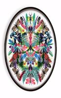 Christian Lacroix Heritage Collection Caribe Round Lacquer tray