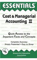 Cost and Managerial Accounting