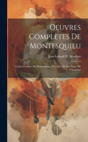Oeuvres Complètes De Montesquieu