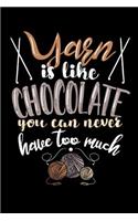 Yarn Is Like Chocolate You Can Never Have Too Much