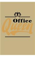 Office Queen: College Ruled Line Paper Blank Journal to Write In - Lined Writing Notebook for Middle School and College Students