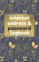 Internet Address & Password Logbook