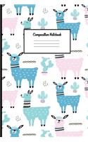 Composition Notebook: Cute Animal Lined Journal for Kids Girls, Students and Teens, Matte Cover Notebook 100 Pages 6" x 9" Journal for Writing and taking Notes.