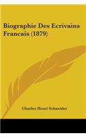 Biographie Des Ecrivains Francais (1879)