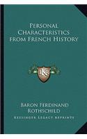 Personal Characteristics from French History