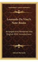 Leonardo Da Vinci's Note-Books