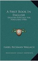 A First Book in English