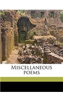 Miscellaneous Poems