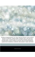 Articles on Korean Immigrants to the United States, Including