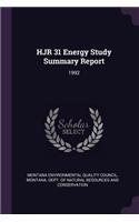 Hjr 31 Energy Study Summary Report