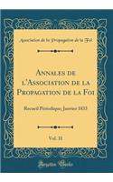 Annales de l'Association de la Propagation de la Foi, Vol. 31