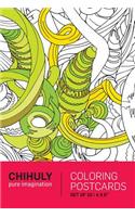 Chihuly Pure Imagination Coloring Postcards