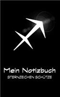Mein Notizbuch - Sternzeichen Schütze
