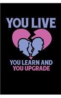 Scheidung Notizbuch You Live You Learn And You Upgrade